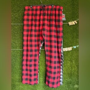 2 Pack Men’s 3XLT Hanes Plaid Flannel Pajama Pants